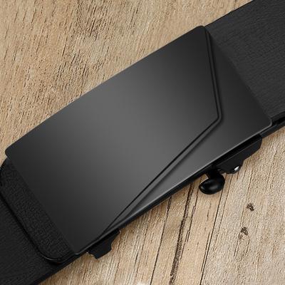 Ремень Toothless Automatic Buckle для мужчин, молодых мужчин, повседневный деловой ремень из натуральной кожи для мужчин, молодежный ремень в корейском стиле для брюк