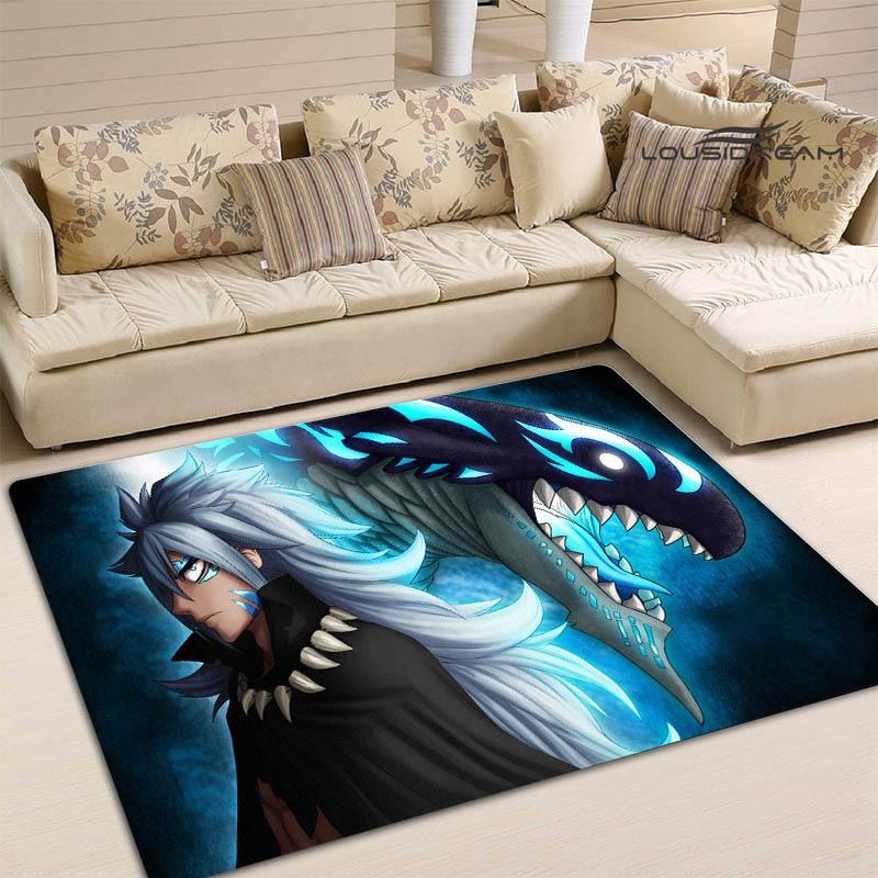 Ковер в стиле аниме «Fairy Tail», детский игровой ковер для гостиной, спальни, ковер для балкона, ванной комнаты, противоскользящий дверной коврик, реквизит для фотографий