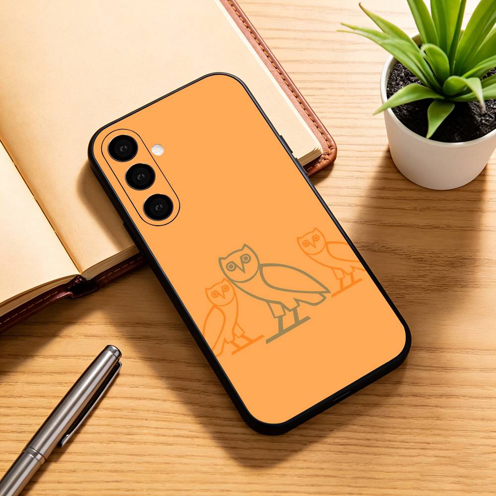 OWL-l D-Drake OvO Чехол для телефона Samsung Galaxy A73,A72,A71,A70,A53,A52,A51, Мягкий силиконовый черный чехол