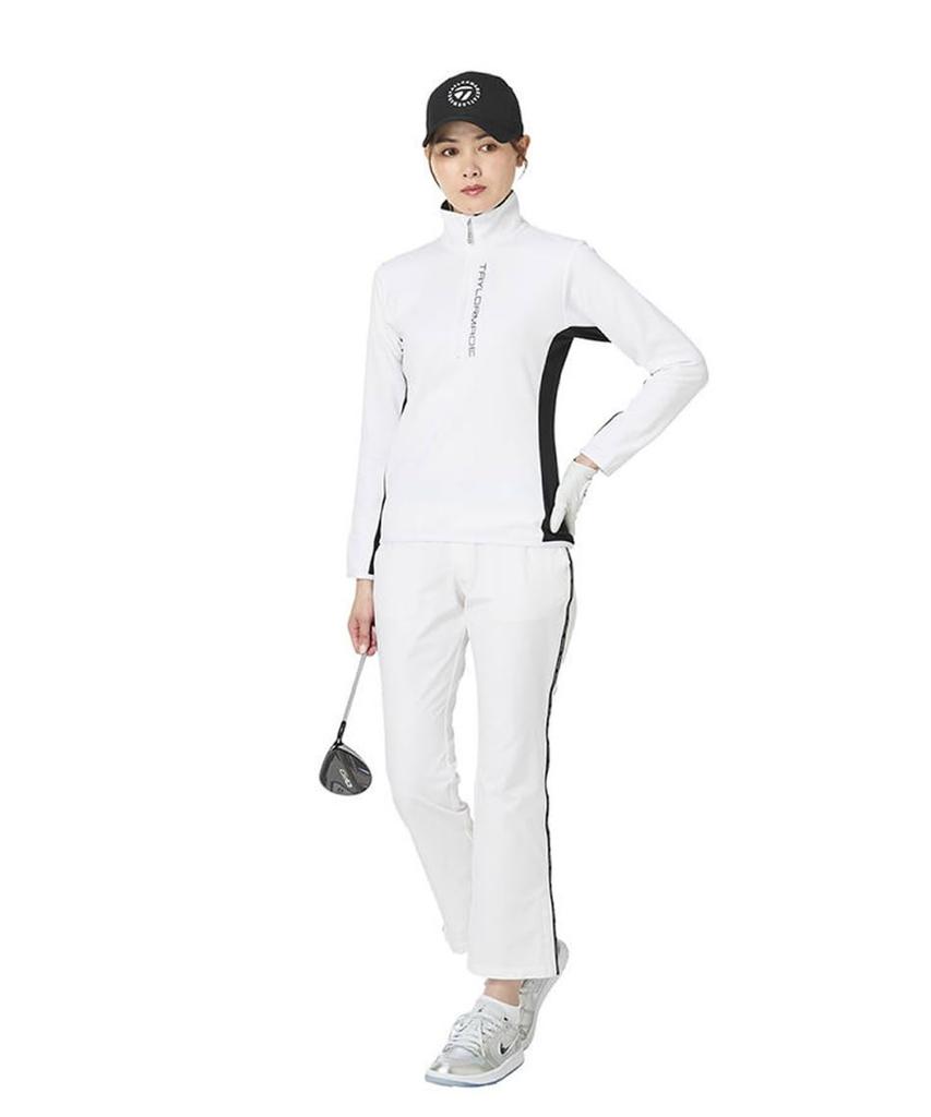 Grid Half Zip White S 24FW UN388 [TaylorMade] Women's