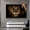 Frameless African Lions Wall Poster Wall Canvas Canvas Painting For For Living Room Bedroom Home Decor
