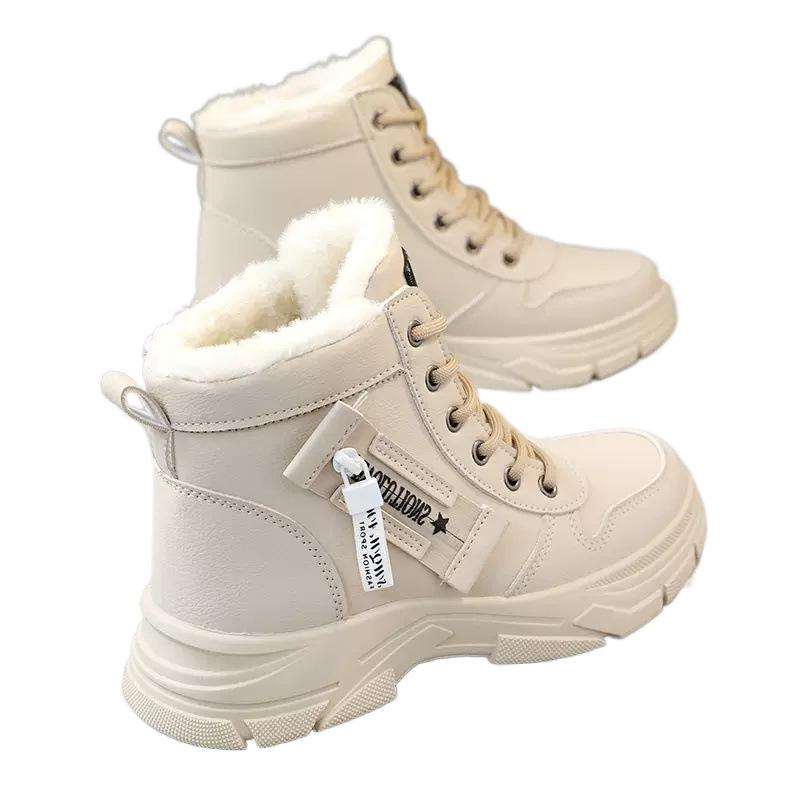 New sports shoes high-top winter velvet thickened warm cotton shoes thick-soled snow Martin boots