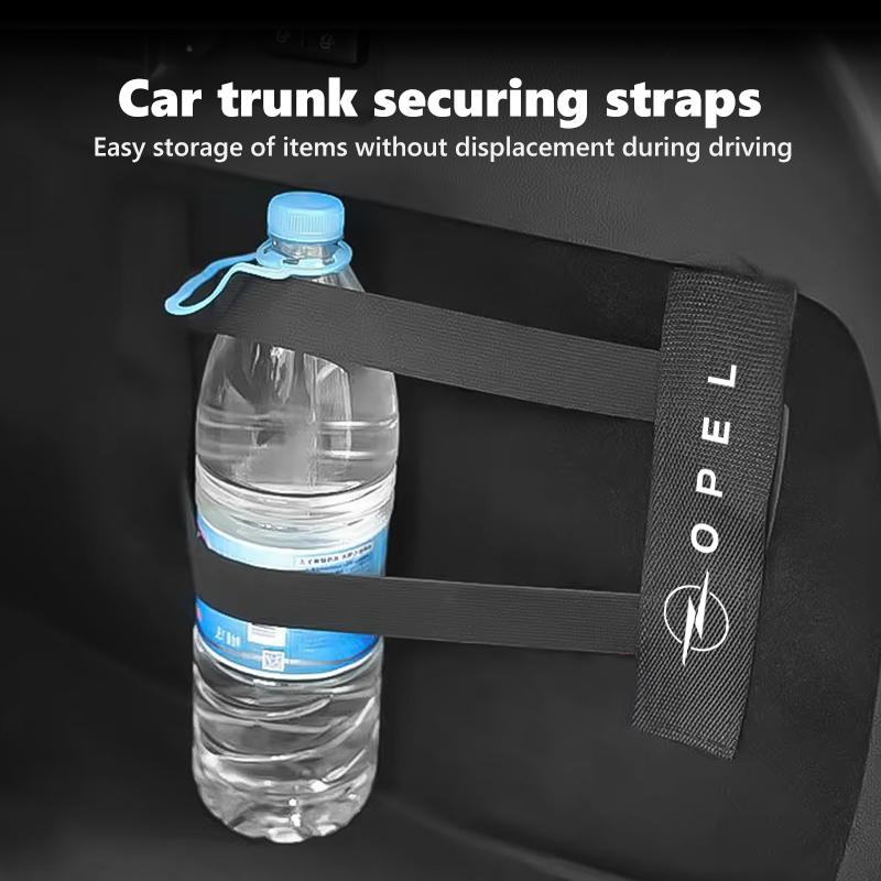 Car Trunk Elastic Extinguisher Debris Storage Fixing Belt Tapes For Opel Meriva Mokka Grandland Vectra Zafira Vivaro Antara