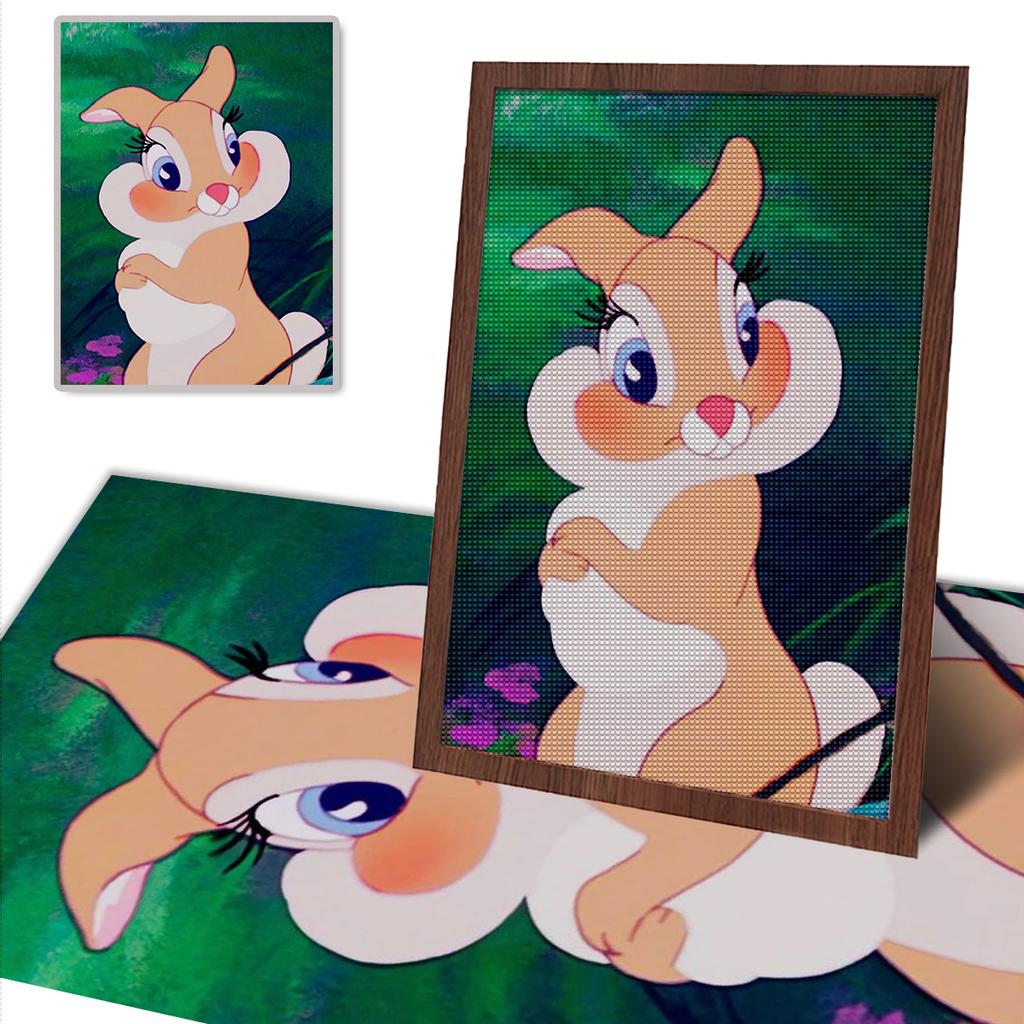 DIY Diamond Painting The Little Grey Rabbit Cross Stitch Kit Mosaic Art Diamond Painting Full Circle Diamond Home Decoration