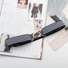Ленивый ремень Эластичный Эластичный Джинсовый ремень Женский Декоративный Пояс-печать на талии Без пробивания