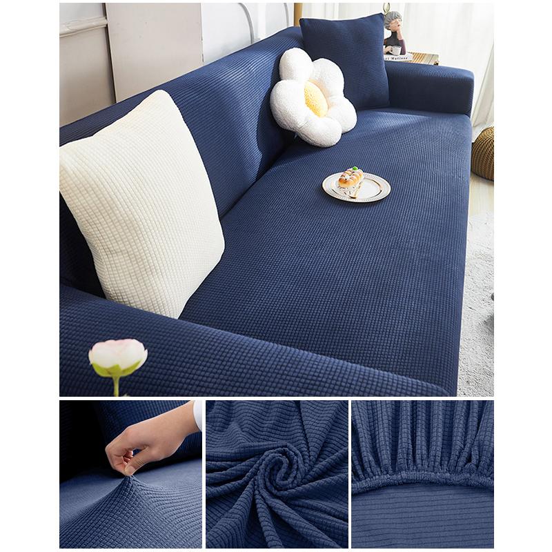 Эластичный жаккардовый чехол для дивана, эластичный чехол для дивана, секционный L-образный чехол для дивана, угловой чехол для гостиной, 1/2/3/4 сиденья