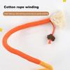 Cat Teething Chew Toys Gum Protection Boredom Relief Toys Interactive Bite-resistant Dental Cotton Rope Toys for Cats Indoor Interaction