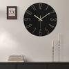 12inch Wall Hanging Clock Round Shape Decorative Wall Clock Nordic Fashion Scale Clock  Living Room