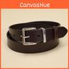 Cowhide Classic Leather Belt Stylish Durable Women Business Accessory Casual