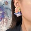 Flower Beach Bohemian Flower Drop Earrings Fresh Earrings Women Earrings Korean Style Jewelry