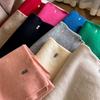 New monochrome soft waxy wool simple thickened warm winter scarf women's scarf wind