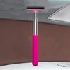 Car Rearview Mirror Wiper Retractable Stainless Steel Handle Soft Sponge Auto Side Wing Mirror Squeegee Scraper Window Glass Cleaning Tool Auto