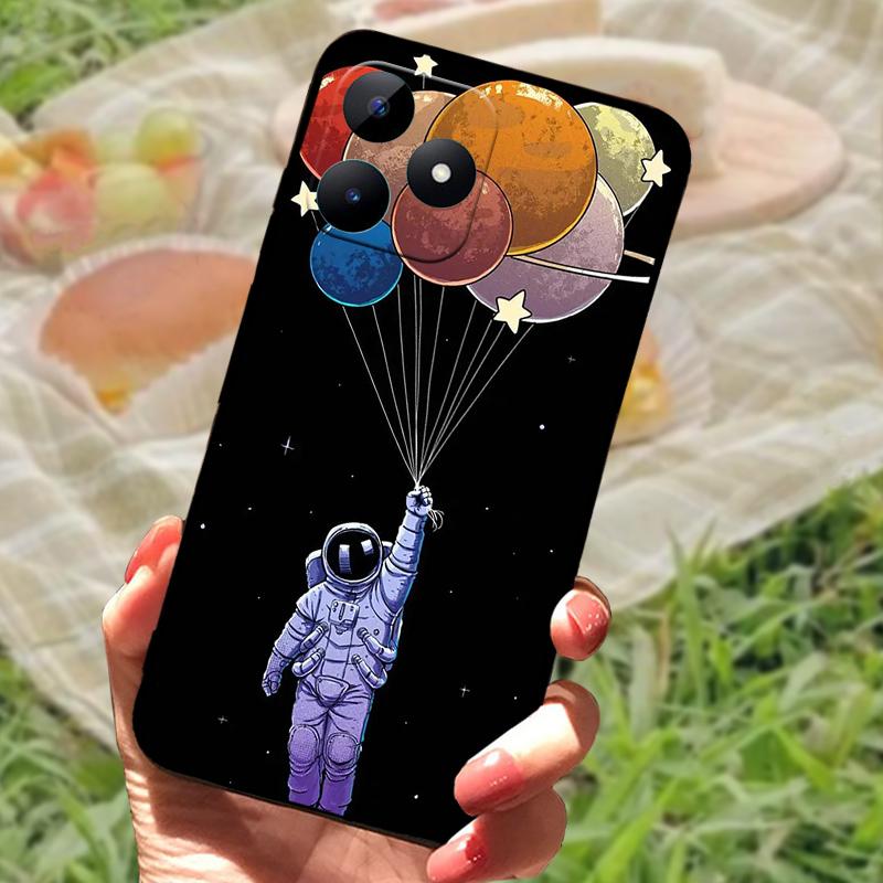Чехол для Realme Note 50 Модный Крутой Мягкий Силиконовый Чехол для Телефона Narzo N53 Защитные Fundas для OPPO Realme C51 4G C53 ТПУ Бампер