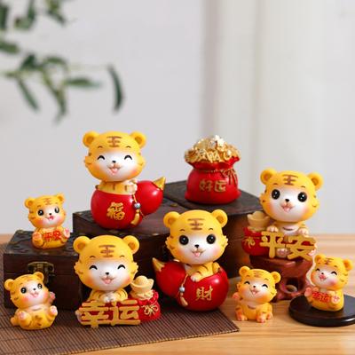 Симпатичная фигурка тигра с добрым смыслом, легкая, изысканная