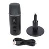 Gaming Microphone HiFi Sound Adjustable Volume USB PC Condenser Mic with Mute and RGB Lights for Pod