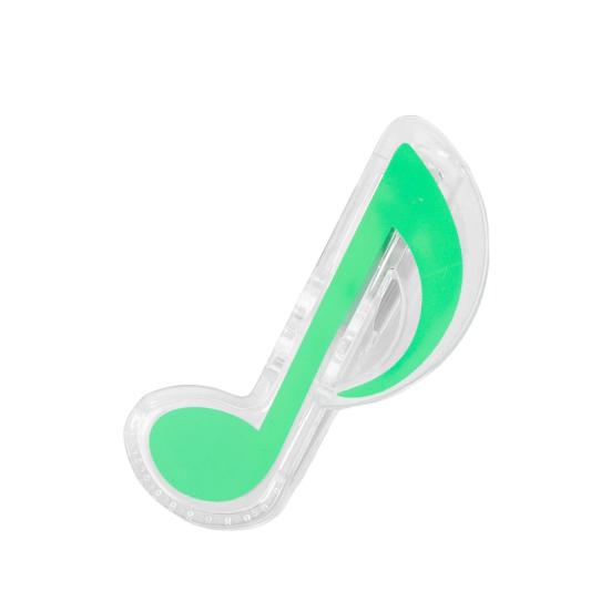 Зажим для заметок, форма музыкальной шкалы, многоразовая выдалбливаемая портативная скрепка для заметок, указательная закладка, книга, офис, школьные канцелярские принадлежности, зажим