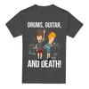 Beavis & Butthead Унисекс Взрослая Футболка Барабаны Гитара и Смерть
