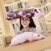 Simulated Pig Stuffed Pillow Realistic Pig Cushion Creative Pig Plush Toy  Sofa Cushion