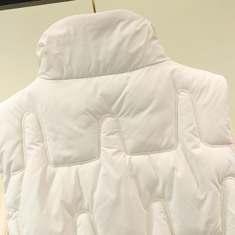 Autumn Winter Vests for Women 2023 New Fashion Thick Warm Zipper Sleeveless Parkas Korean Style Women's Winter Coat