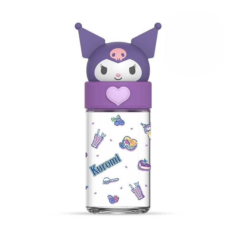 Милая стеклянная бутылка для воды Sanrio Kuromi Cinnamoroll, высококачественная кружка с мультяшной тематикой