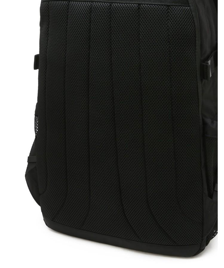 Jillstuart Men Acc Black Logo Patch Nylon Backpack