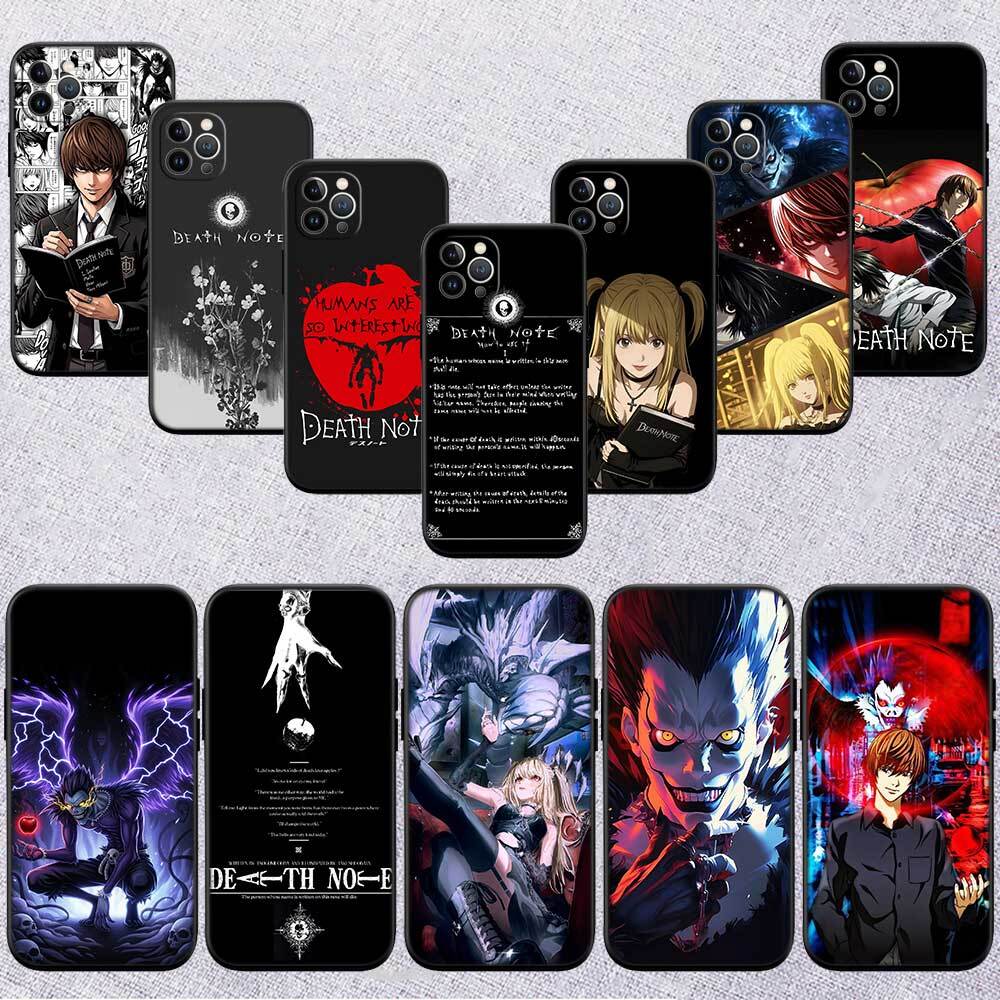 Death Note Case for Samsung Note 20 10 S25 Plus Ultra Lite FE M20 M21 M30 M31 M51 A11 A26 A51 A52 A53 A56 A70 A71 A72 A73