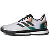 Мужские кроссовки SoleCourt White Black Silver Metallic Cloud-White Core-Black GX9065
