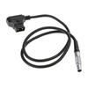 Durable Power Supply Solution D Tap to 0B 2 Pin Male Power Cable for Teradek Bolt Bond, Transvideo SmallHD 703Monitor