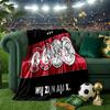 Ajax Amsterdam Crest Throws Blanket Flannel Blankets Plush for Couch Bed Gifts for Men Women Travel picnic blanket Christmas fan gifts