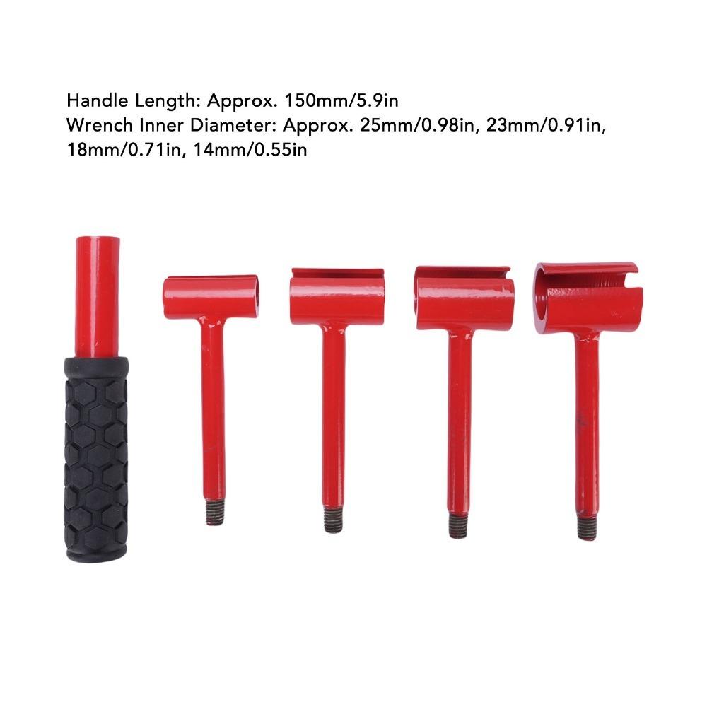 6pcs Adjustable Door Hinge Adjustment Tool Red Hinge Gap Adjustment Wrench Furniture