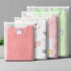 10pcs Frosted Zipper Bag Underwear Panties Socks Packaging Bags Cosmetic Storage Bags Resealable Travel Plastic Storage Pouches