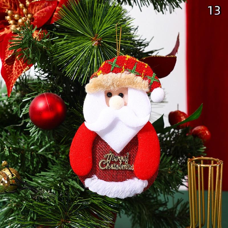 Рождественская кукла, подвеска, Дед Мороз, снеговик, для праздничного домашнего декора, аксессуары для рождественской елки и вечеринки