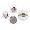 FRIENDS TV Show Set of 4 Monica Button Badges Multi