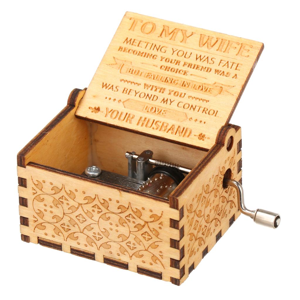 День Классика Ты Мое Солнышко Антикварные Гравированные Музыкальные Шкатулки Деревянная Ручная Музыкальная Шкатулка