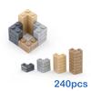 Нетоксичные 240 шт. Конструктор DIY Фигурки с толстыми стенками Кирпичики 1+2 Точки Образовательный Творческий Совместимый по размеру с Фирменными Игрушками Для Детей