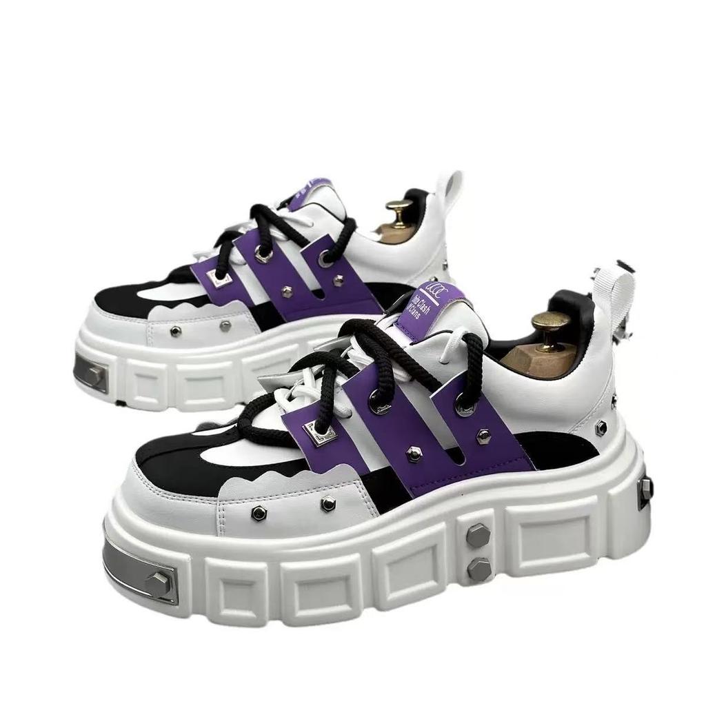 Осенние новые мужские повседневные туфли на платформе, универсальные мужские туфли, мужская обувь, молодежная повседневная обувь