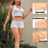 FINETOO Boxer Briefs Pure Women Cotton Panty Short Lace Belt Lingerie Soft and Breathable Underwear