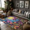 Психоделический ковер Богемный ковер Винтажный персидский стиль Домашний декор Напольный коврик для гостиной Хиппи Гобелен Ковер для спальни Подарок