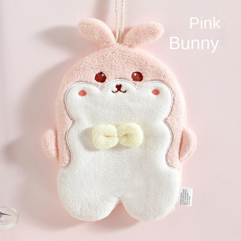 Полотенце для рук, подвесное, домашнее, детское, с милым рисунком, впитывающее, для ванной, кухни, быстросохнущее полотенце