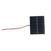 Портативная солнечная панель с проводом 3 В 0,6 Вт, небольшой модуль ячеек, поликремниевая плата, наружное солнечное зарядное устройство, простое в использовании