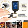 Guitar Clip-on LCD Tuner for Chromatic Acoustic Electric Bass Ukulele