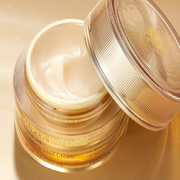 Tonymoly Крем Super Intense Gold 24k с женьшенем и улиткой 50 мл