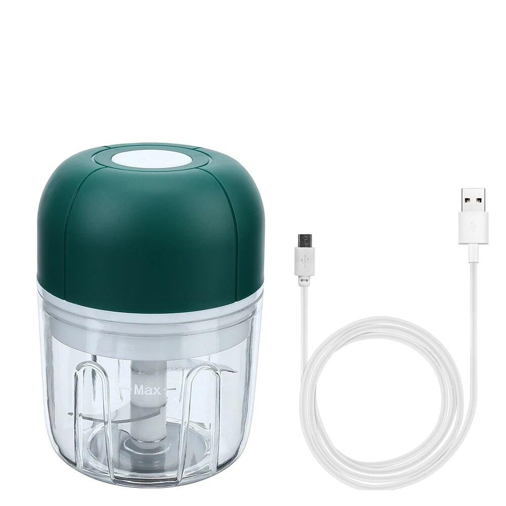 100/250 мл USB-зарядка, машина для измельчения имбиря, мини-электрический измельчитель для чеснока, кухонные инструменты, дробилка для овощей чили