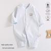 2025 New Pure Cotton Baby Jumpsuit for Spring, Autumn, and Winter - Newborn Toddler Inner Wear