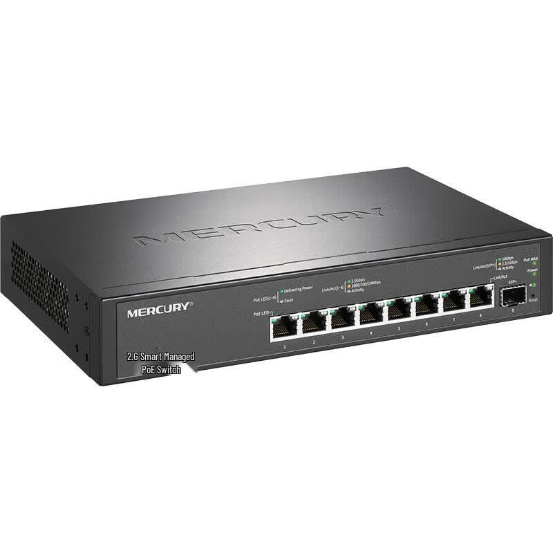 Mercury SE109P Pro 2.5G Smart Managed PoE Switch