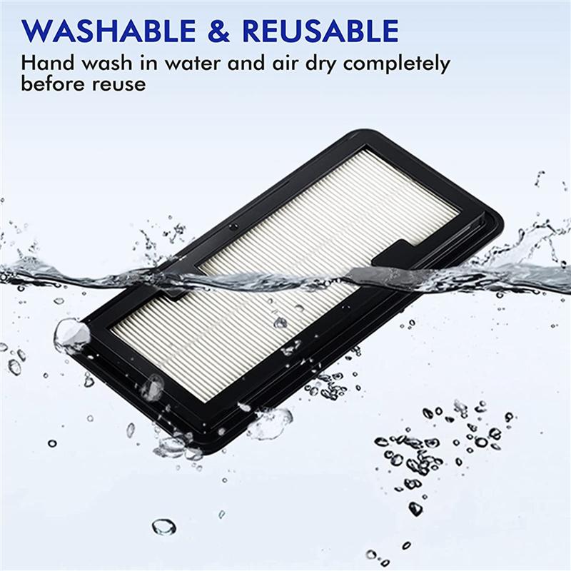 A65T-10 шт. Моющиеся сменные HEPA-фильтры для пылесосов Jet Bot AI+ и Jet Bot+, подходят для VR30T85513W/AA