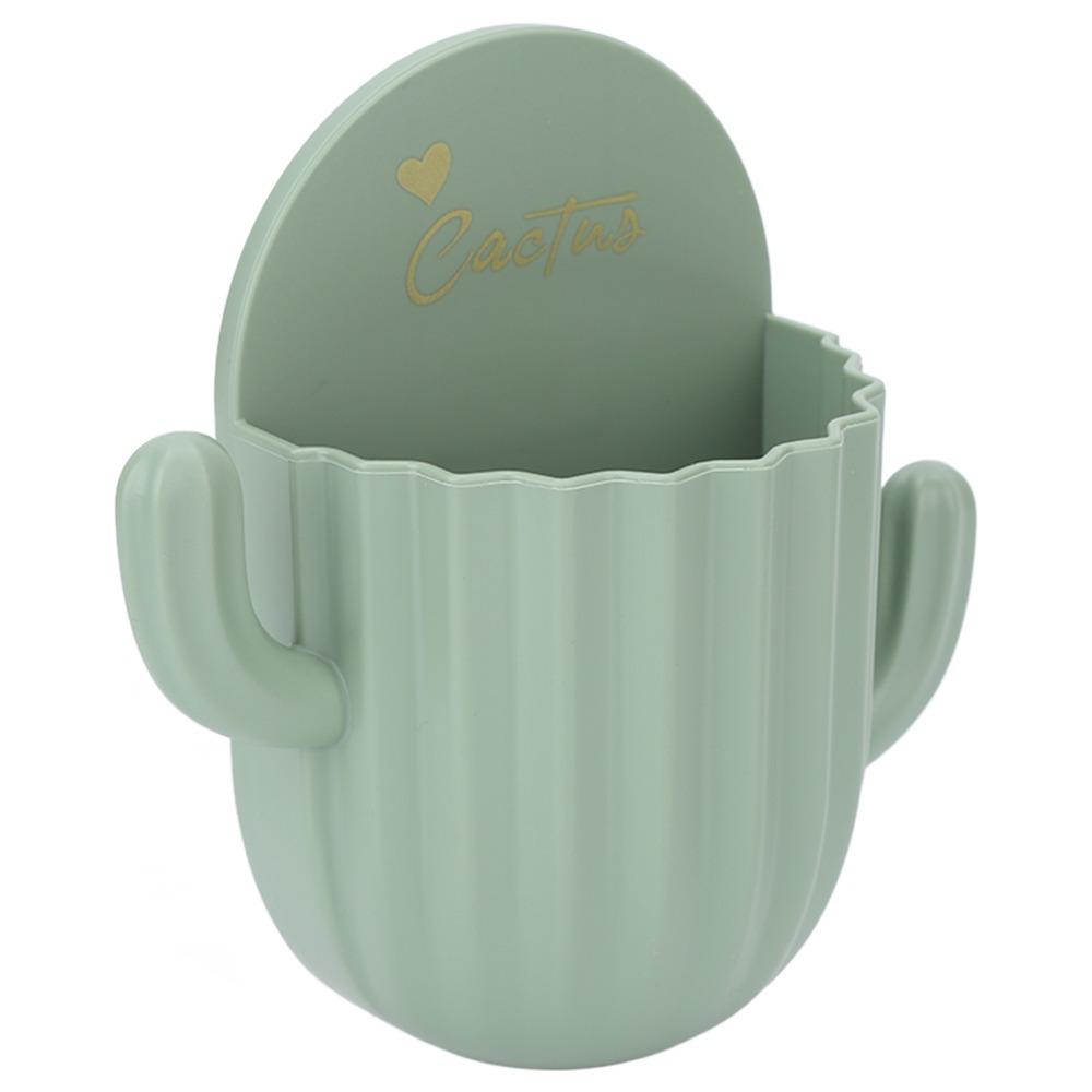 Wall Mounted Toothbrush Storage Rack Green Comb Storage Holder Wall Mounted Storage Box  For Home
