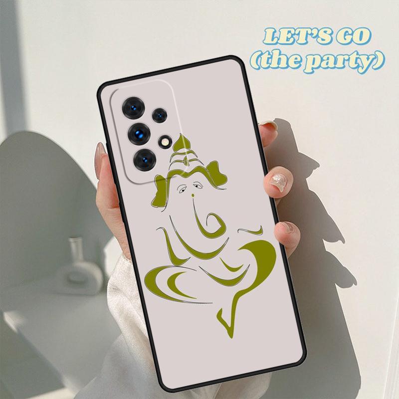 Чехол для телефона 'Слон Ганеша' Для Samsung Galaxy A42 A31 A40 A51 A71 A32 A80 A91 A52 A72 A73 A20e A21S A50 A70 A11 A12 Обложка