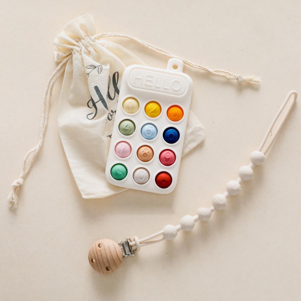 Silicone Baby Teether Toy Simulation Baby Soothing Teether New Sleeping Pacifier Kids Gifts