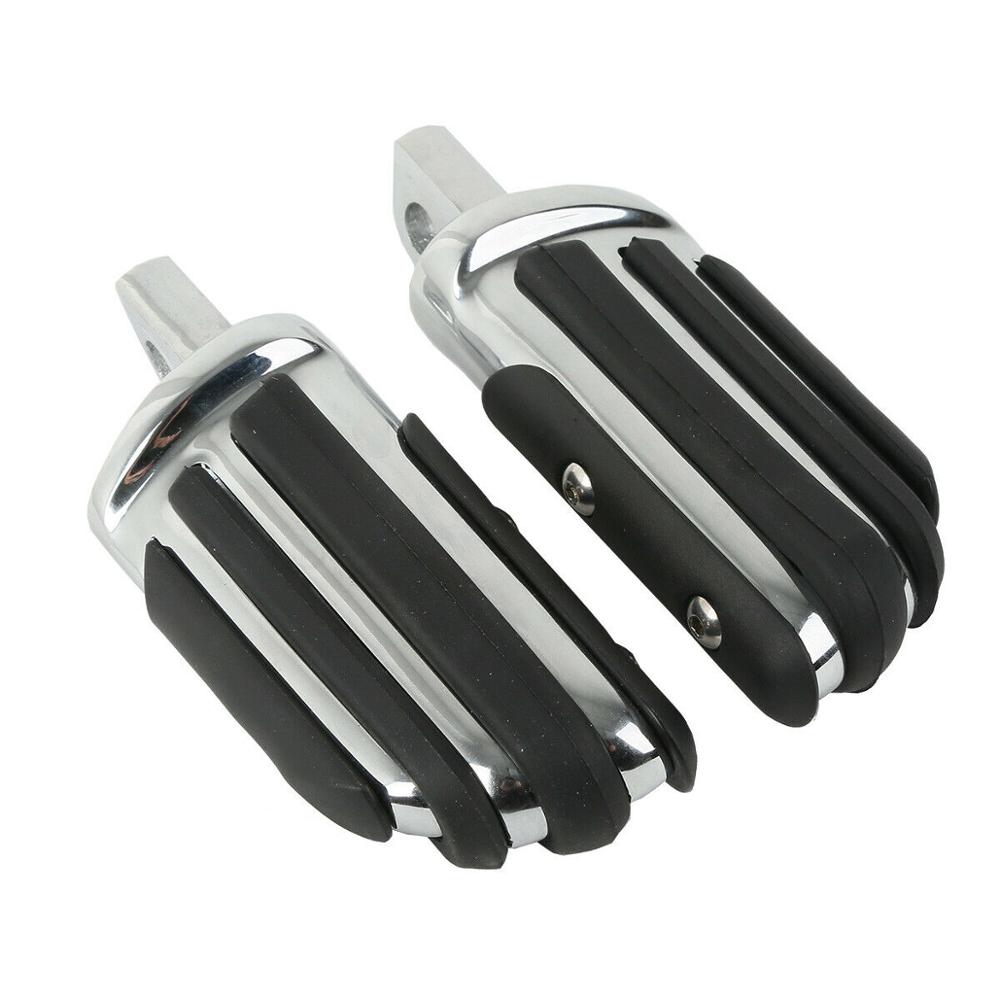 Motorcycle 10mm Mount Foot Rest Pegs For Harley Softail Dyna Glide Fat Boy Road King Sportster XL 883 1200